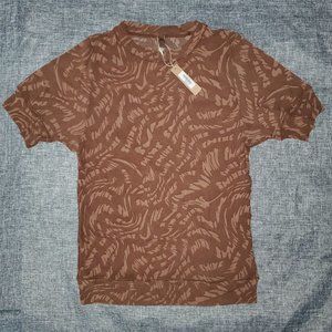 NWT SKIMS 4X Summer Mesh T-shirt LATTE SWIRL